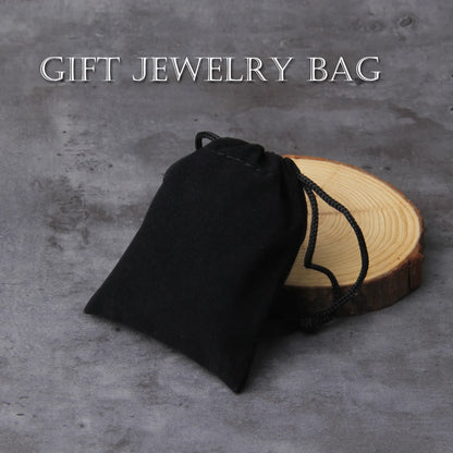 Stainless Steel Nordic Viking Norse Bear Bracelet Adjustable Men Wristband Cuff Bracelets with Viking Wooden Box